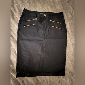Express Black Jeans with Gold Button and Zipper US Size 6